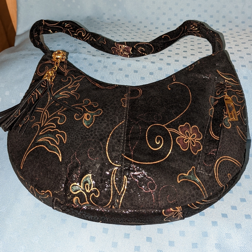 Bags by Pinky leather embossed bag.